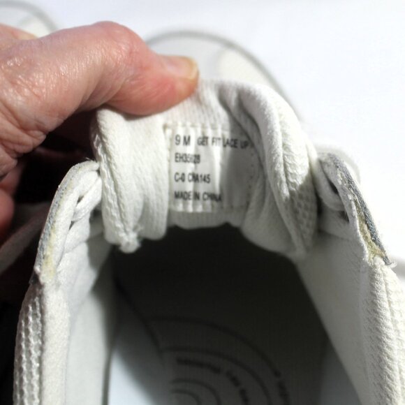 Grasshoppers Get Fit Performance Platform Sneakers, Off-White/Gray, 9M - Picture 7 of 8